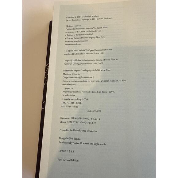 The New Vegetarian Cooking for Everyone cookbook Deborah Madison - Picture 7 of 8